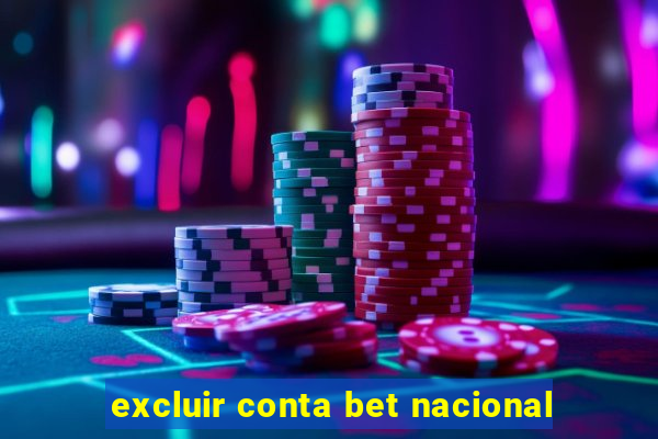 excluir conta bet nacional